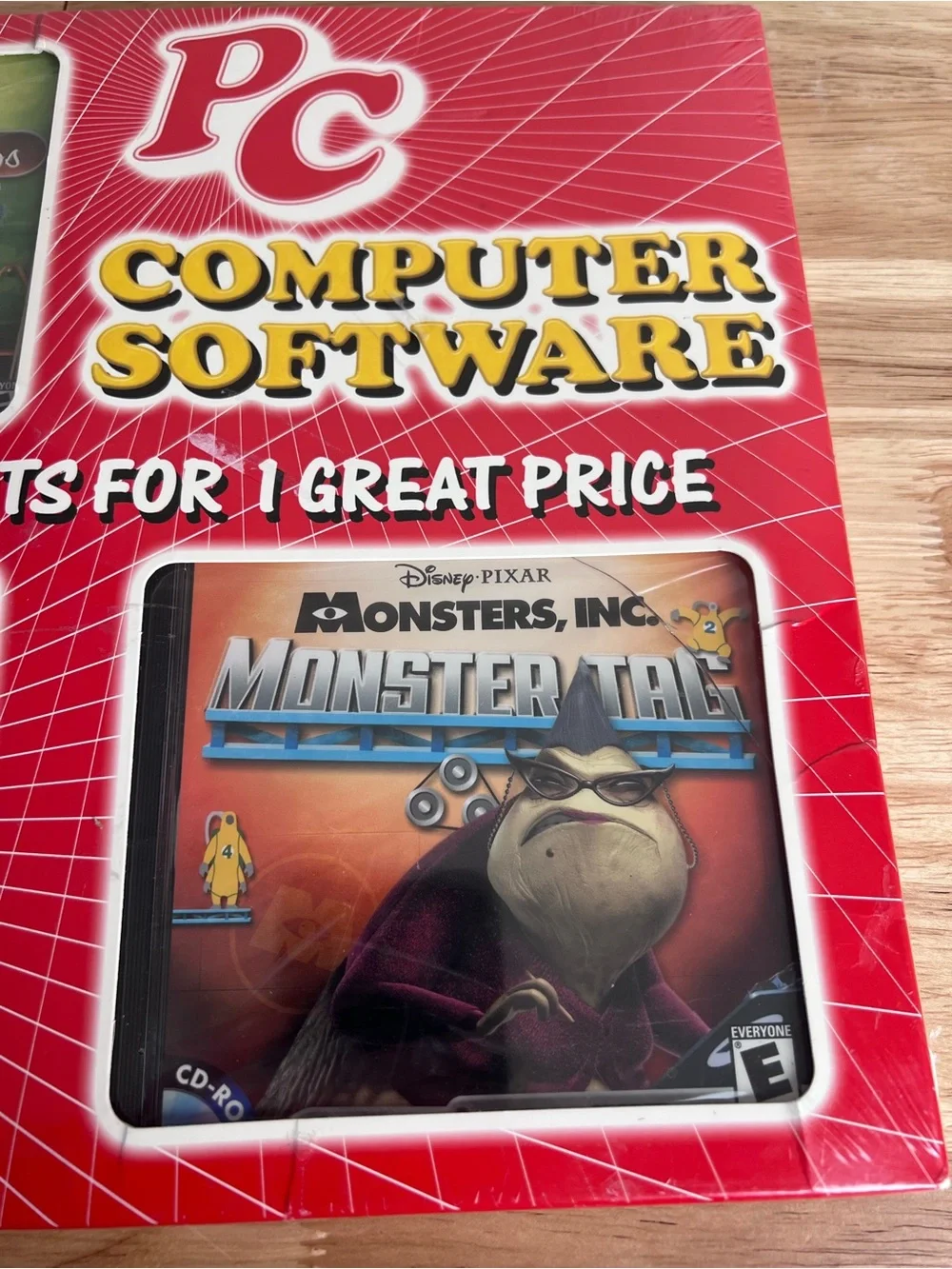 Vintage Disney Pixar Monsters Inc PC Game Bundle factory Sealed